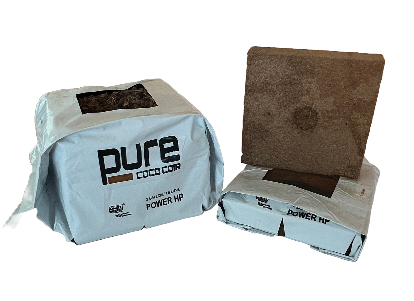 PURE SUBSTRATES® Plastic Closed Top Coco Bag - POWER HP Blend