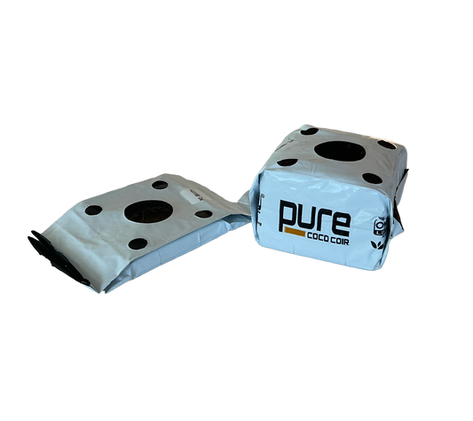 PURE SUBSTRATES® Plastic Coco Starter Block w/Removable Bottom