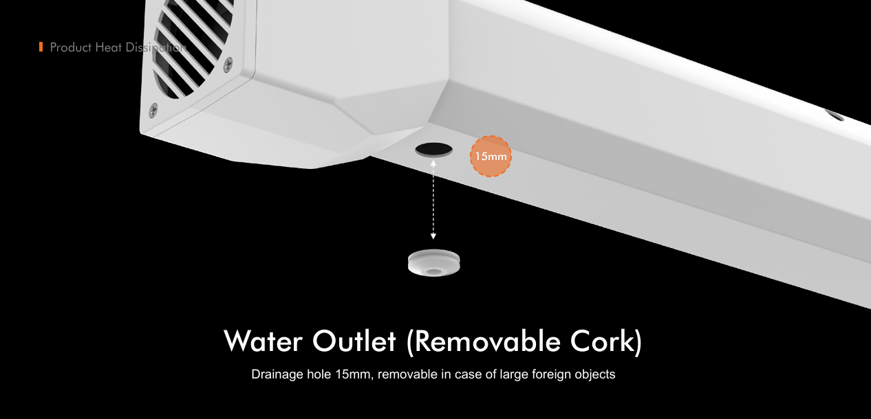 PURE P60 - Under Canopy Light With Air System